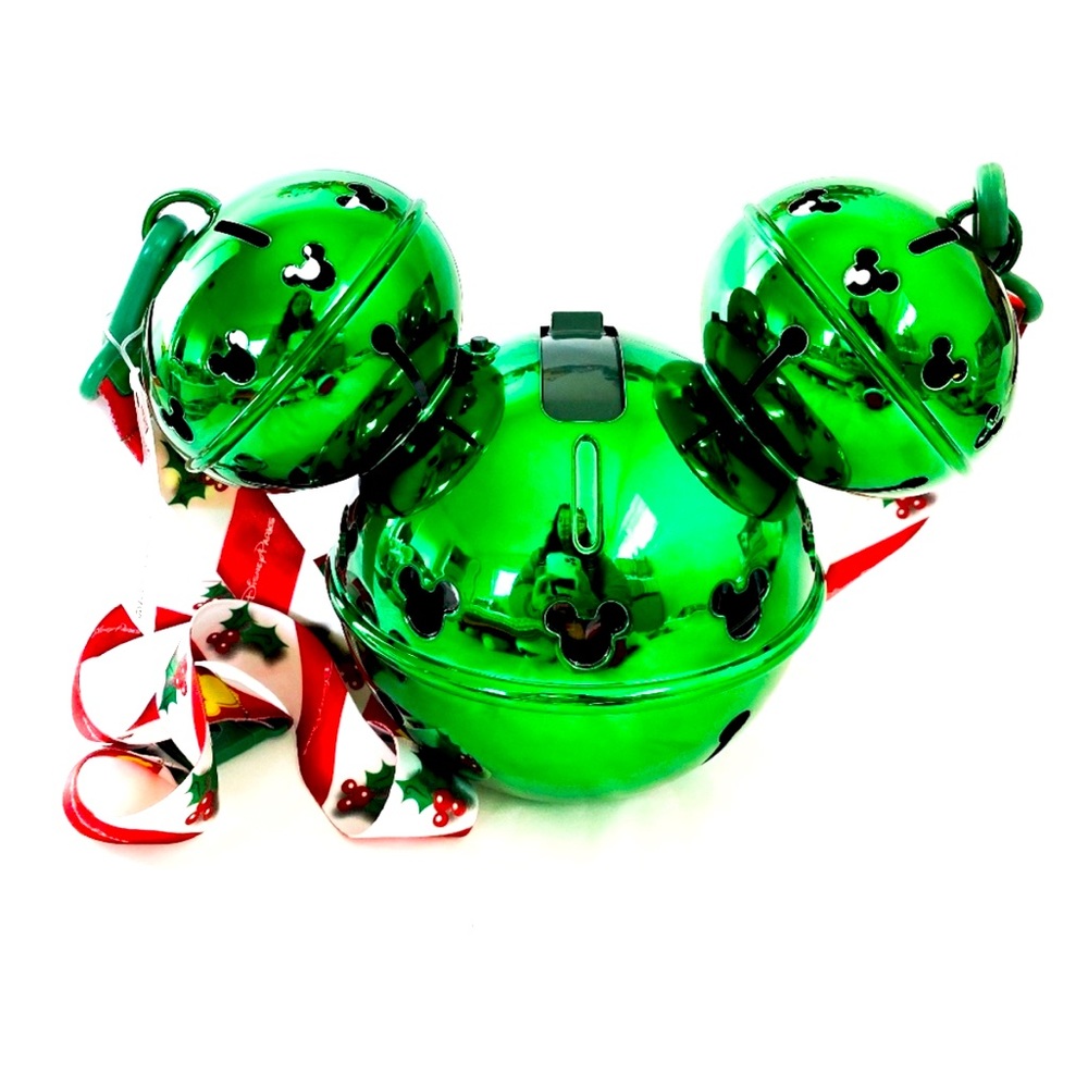 Disney Green Mickey Head Jingle Bell Sipper